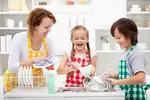 YTeaching kids household chores. You want household chores to be shared by everyone in the family. But are you sabotaging those beginner efforts instead of encouraging them? 
