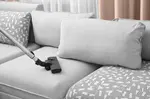 Upholstery cleaning tips and techniques. Fabrics that have absorbed months of dirt, body oil, and germs need a bath to get them ready for entertaining.