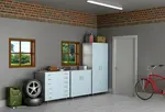 The first challenge of using the garage for storage is that unlike most rooms, the garage is not exactly furnished. These easy garage storage systems  can help.