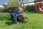 Yard work with kids. Keeping up the yard is a full-time job, and most of us cannot afford gardeners. Instead, we enlist our child in the yard work process.