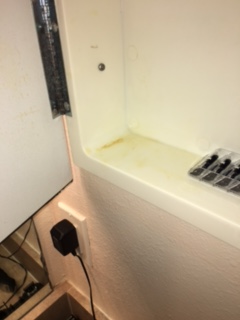 Medicine cabinet rust.