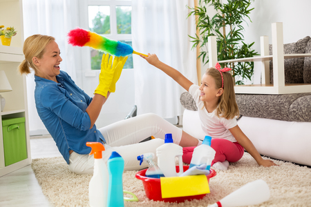Speed cleaning your home.