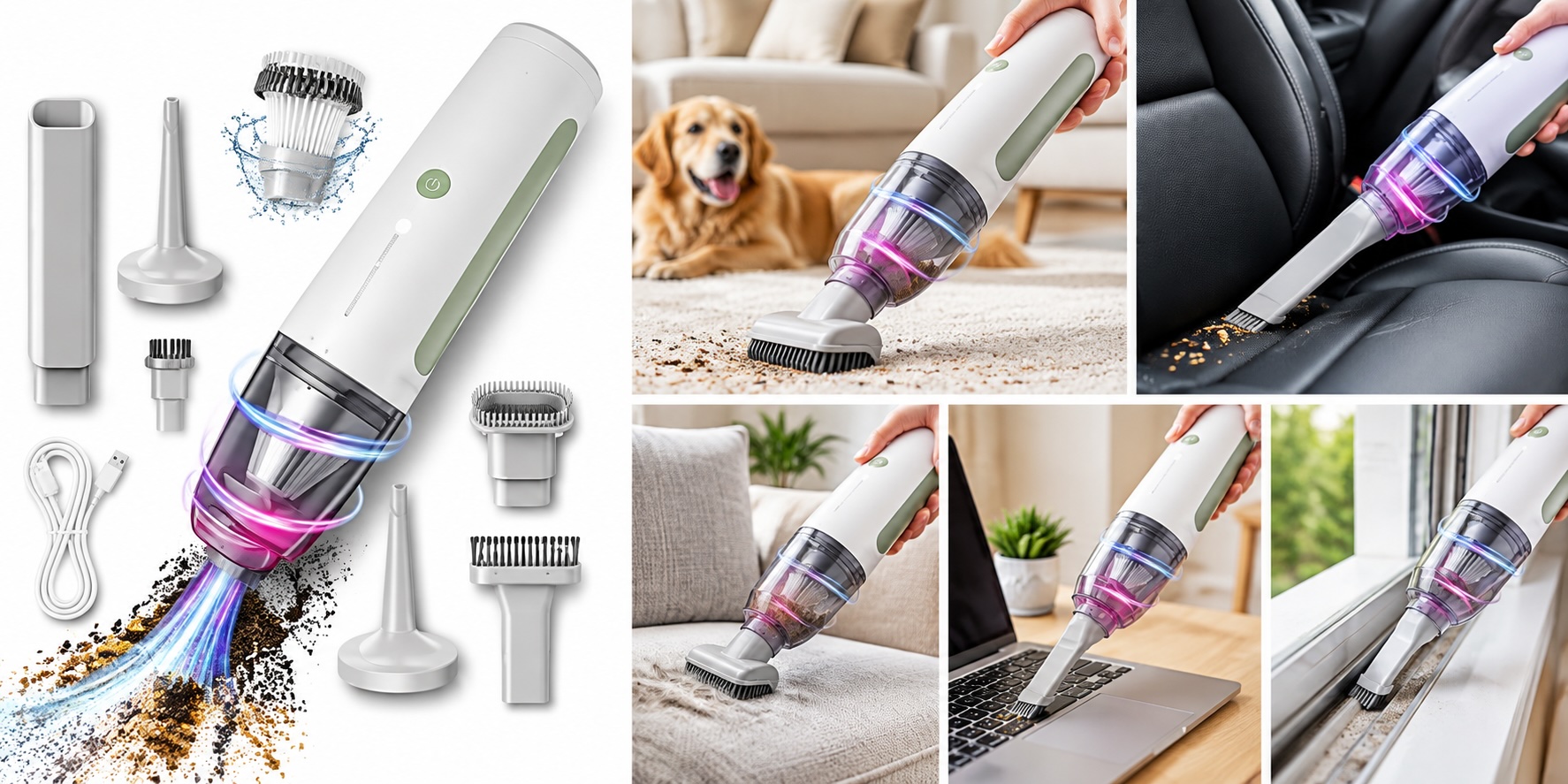 A cordless hand vacuum.