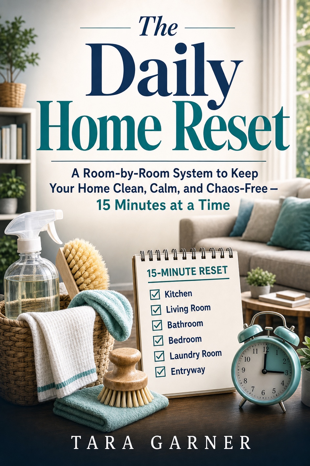 The Daily Home Reset book by Tara Garner.