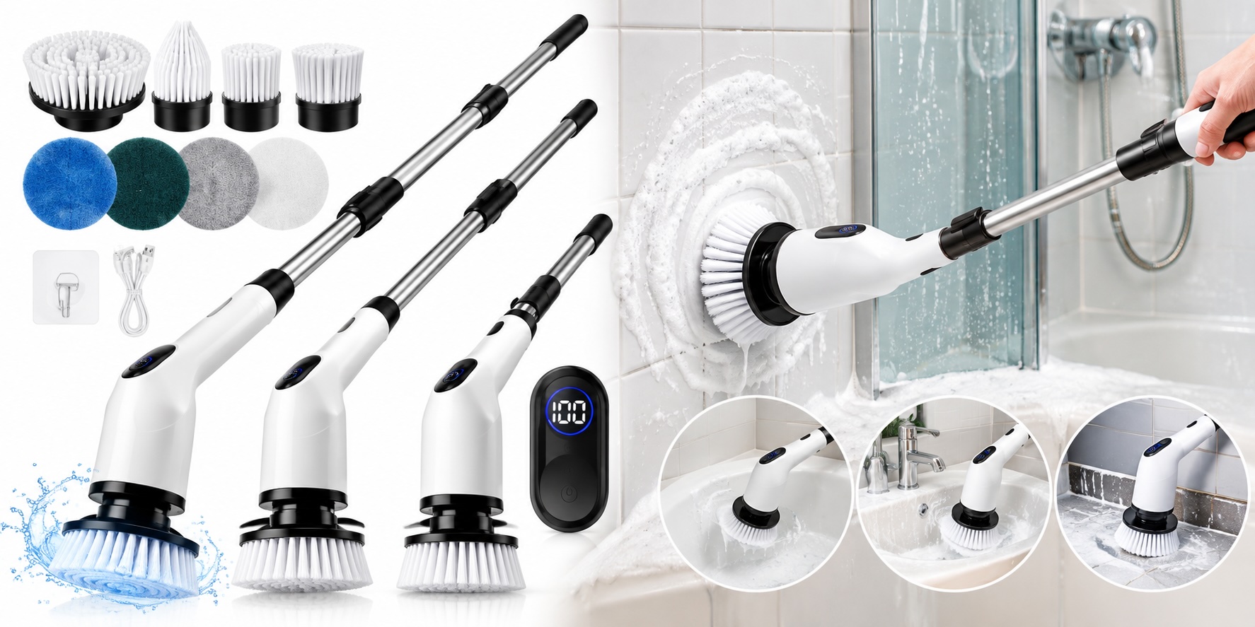 An electric spin scrubber.