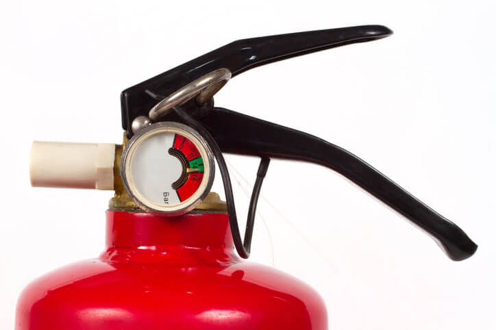 Check your fire extinguisher in September.