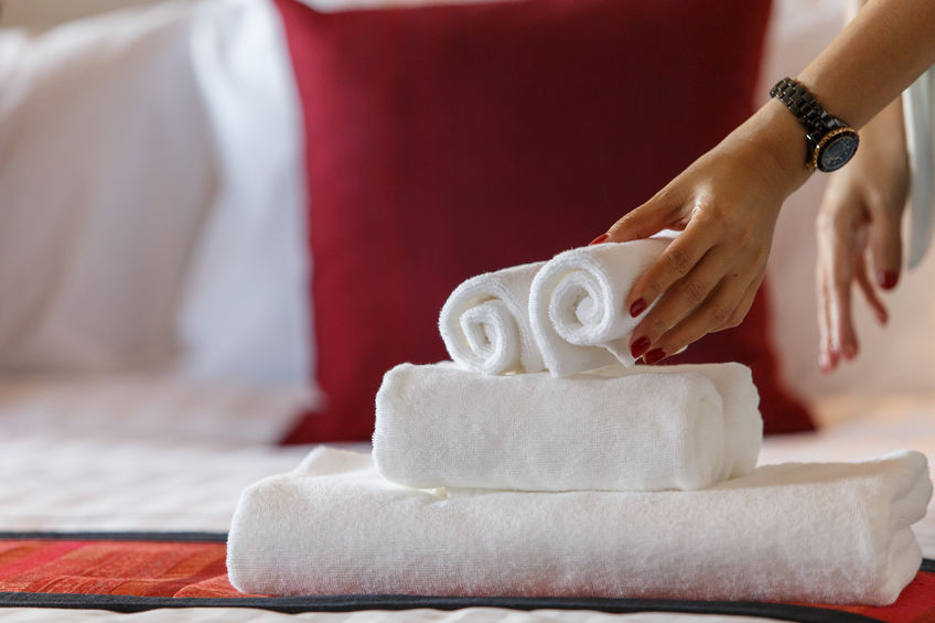 Prepare the guest bedroom for holiday visitors.