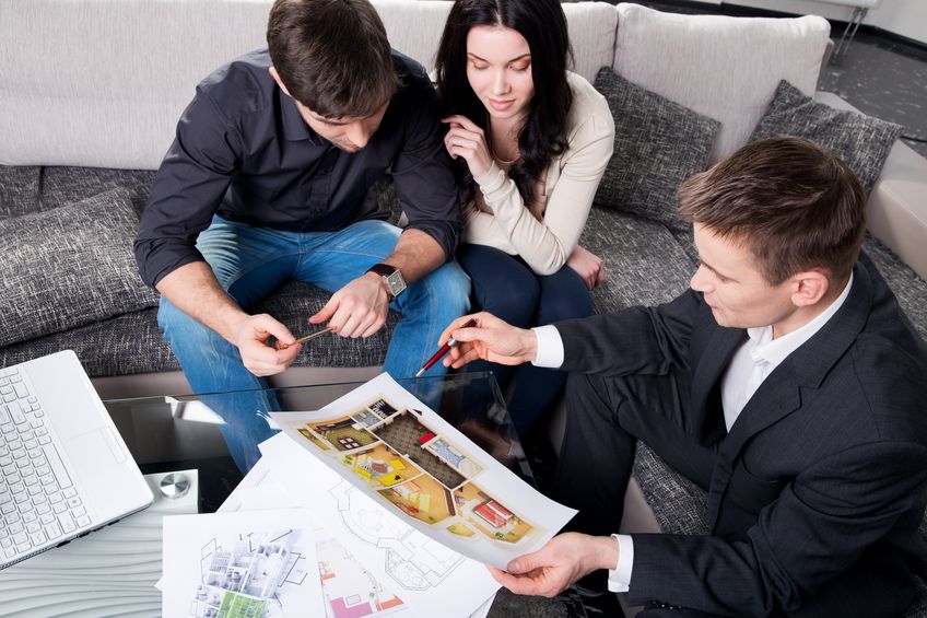 Working with an interior designer.