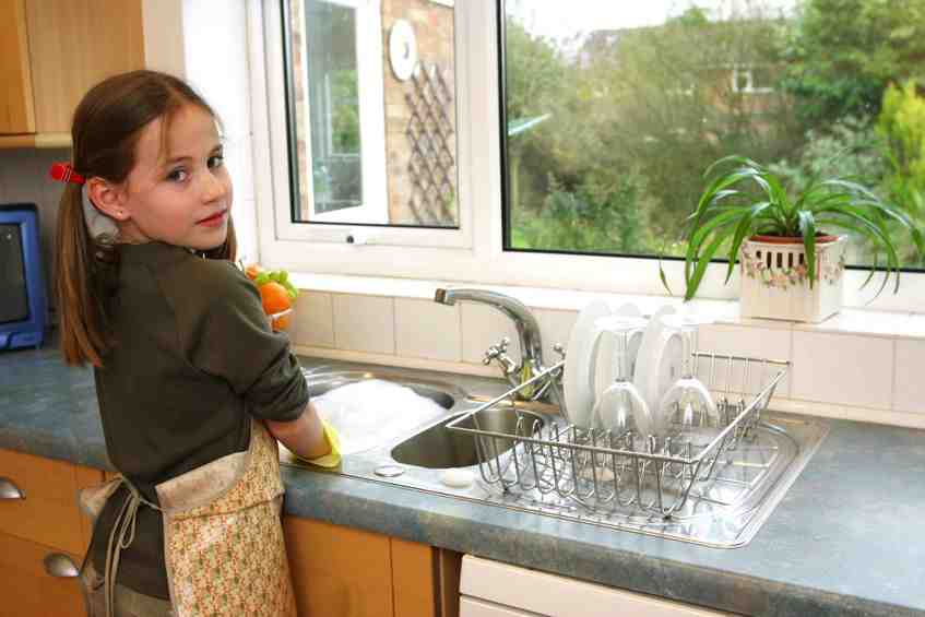 Image result for images kids cleaning the kitchen