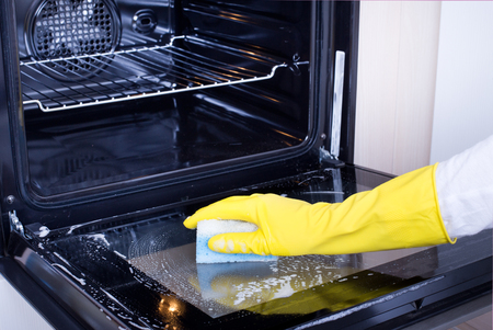 Clean the oven to get ready for holiday cooking.