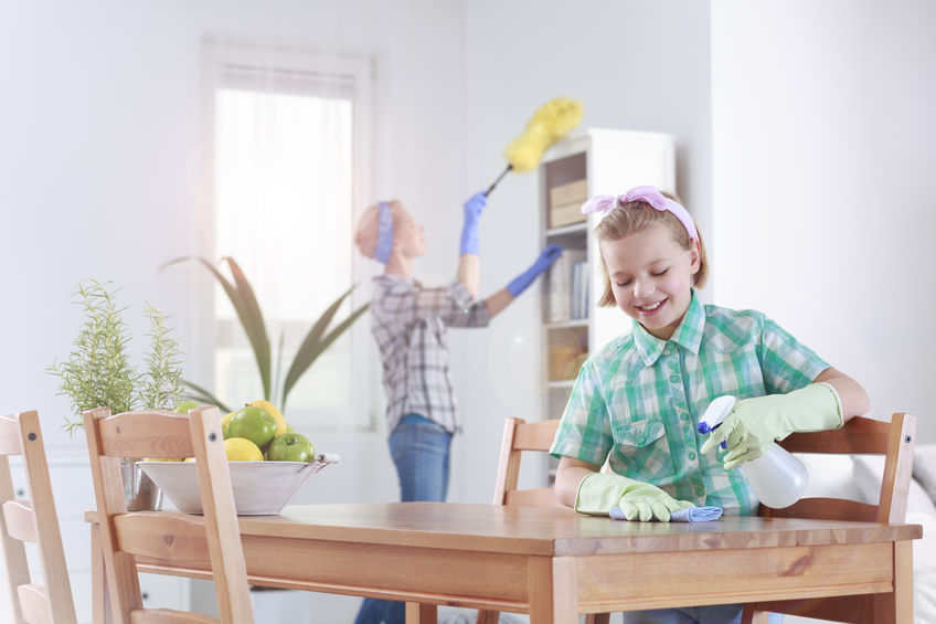 Spring Cleaning With Kids